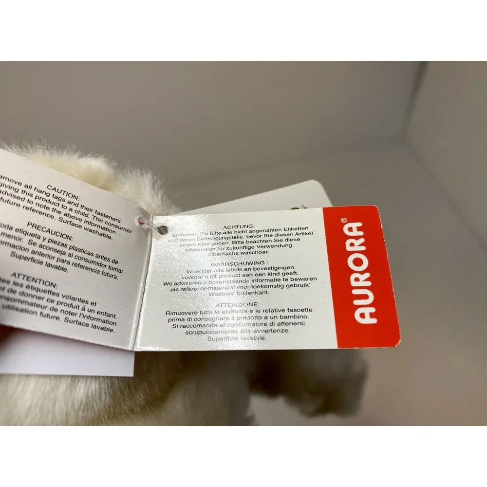 Aurora Polar Bear Plush Stuffed Animal Toy Size 8